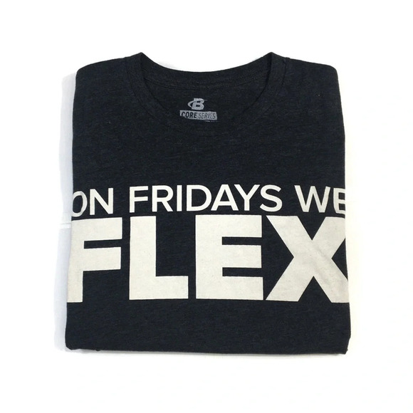 TS329 Flex Friday Bodybuilding workout Shirt XL - Picture 1 of 5
